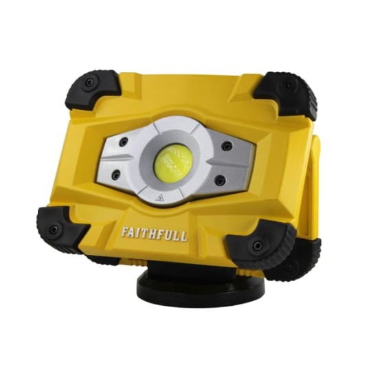 Faithfull 20W Rechargeable LED Sitelight with Magnetic Swivel Base