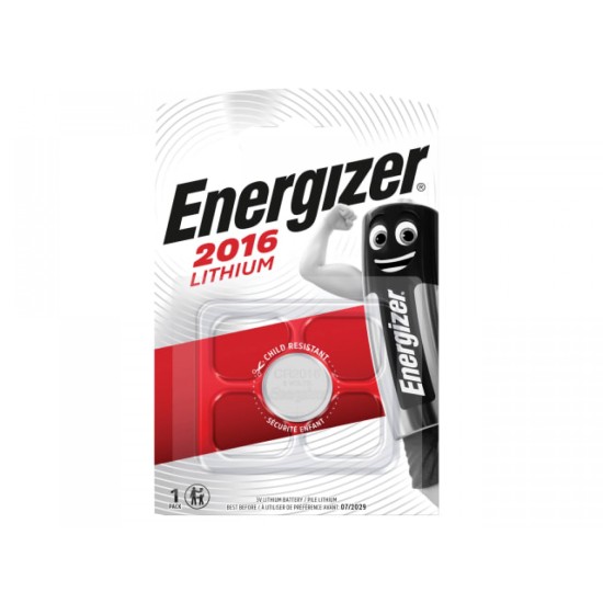 Energizer CR2016 Car Alarm/Fob Battery