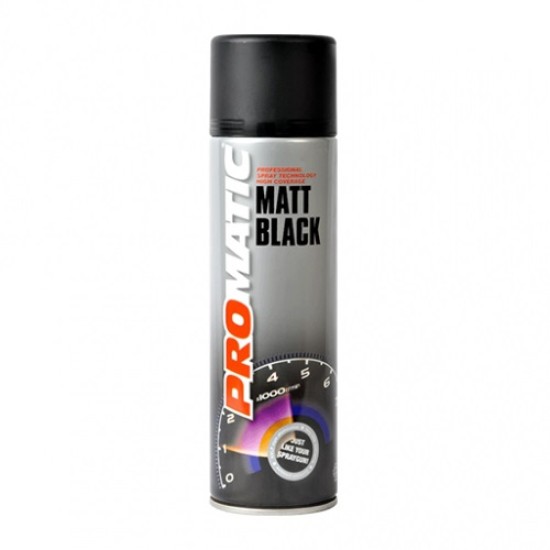 Matt Black Aerosol 500ml