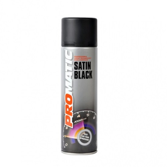 Satin Black Aerosol 500ml