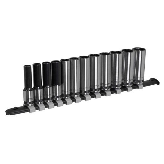 Socket Set Deep 12pc 3/8