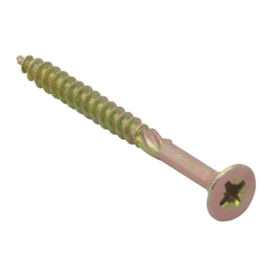 Spectre™ PZ Compatible Wood Screw CSK ZYP 5.0 x 60mm Box 100