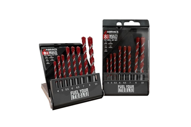   8pc Multi-purpose TCT Drill Bit Set  