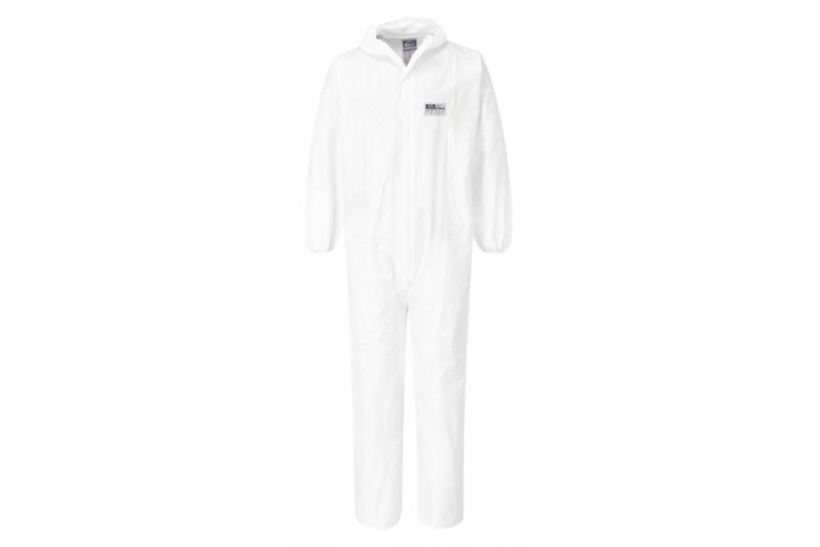 BizTex Microcool 5/6 Coverall - White