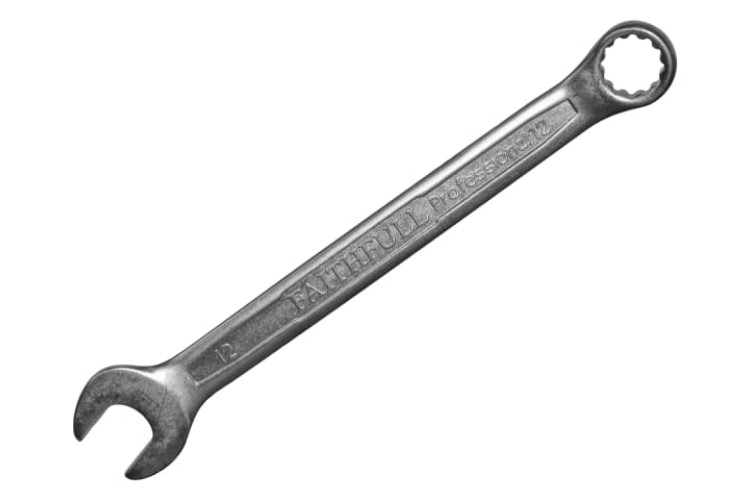 Combination Spanner CV Satin Finish 12mm