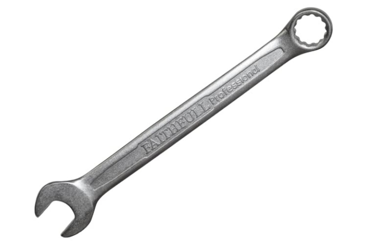Combination Spanner CV Satin Finish 15mm