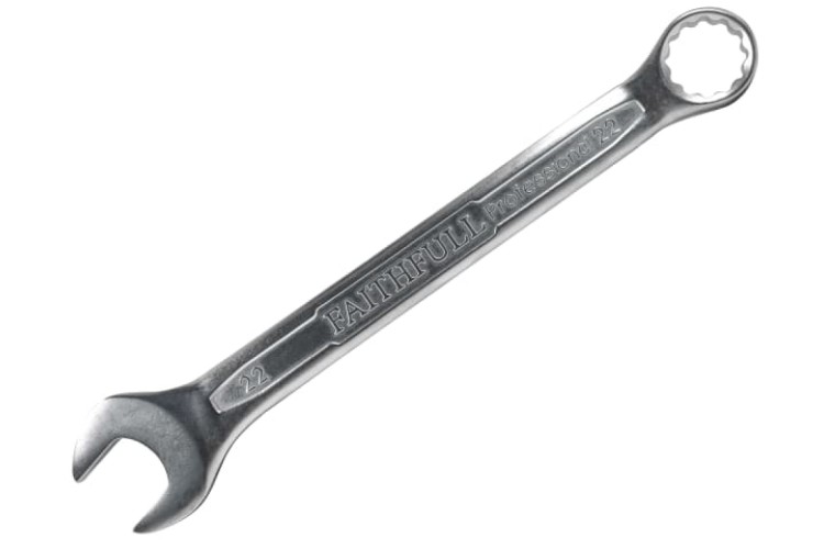 Combination Spanner CV Satin Finish 22mm
