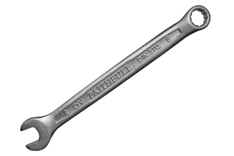 Combination Spanner CV Satin Finish 9mm