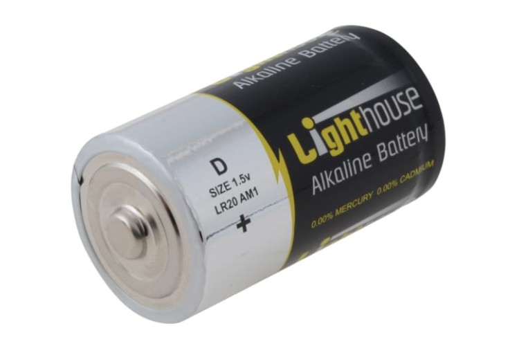 D LR20 Alkaline Batteries 14800 mAh (Pack 2)