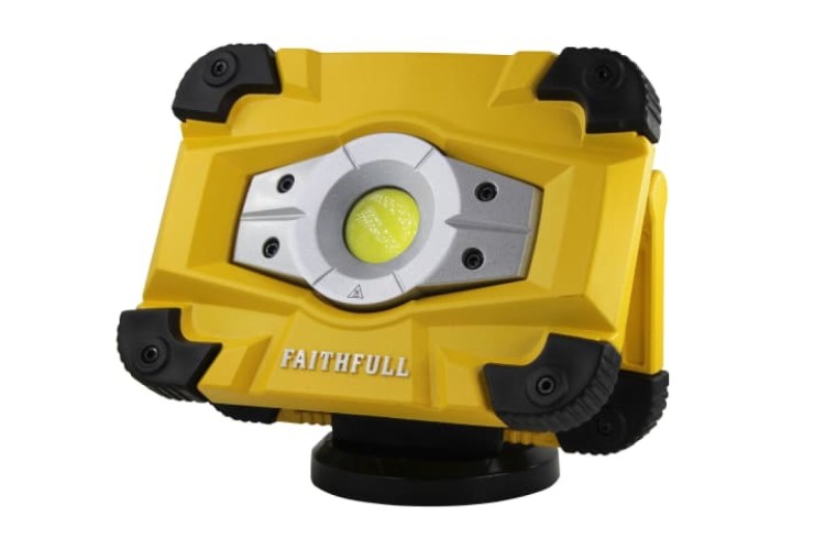 Faithfull 20W Rechargeable LED Sitelight with Magnetic Swivel Base