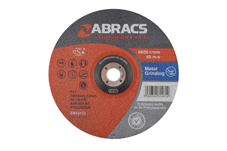 Proflex Grinding Disc Metal 230mm x 6mm x 22mm