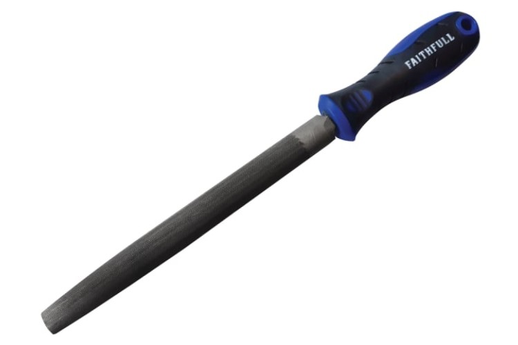 Handled Half-Round Second Cut Engineers File 200mm (8in)