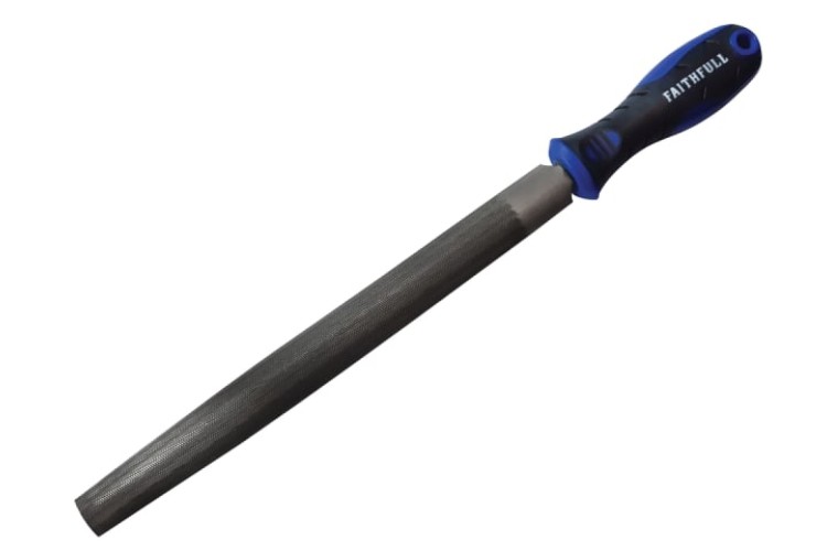 Handled Half-Round Second Cut Engineers File 250mm (10in)