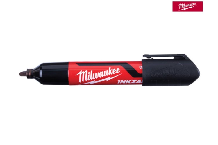 INKZALL™ Large Chisel Tip Marker Black (Pack 3)