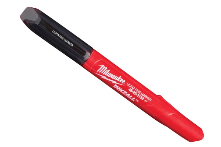 INKZALL™ Ultra Fine Tip Marker Black (Pack 4)
