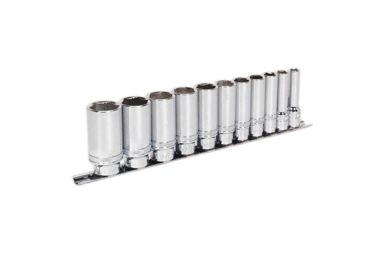 Lock-On Deep Socket Set 11pc 3/8