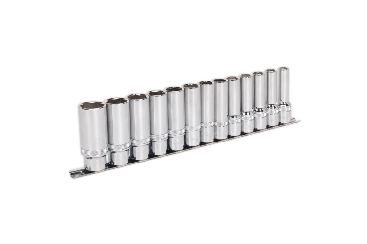 Lock-On Deep Socket Set 13pc 1/2