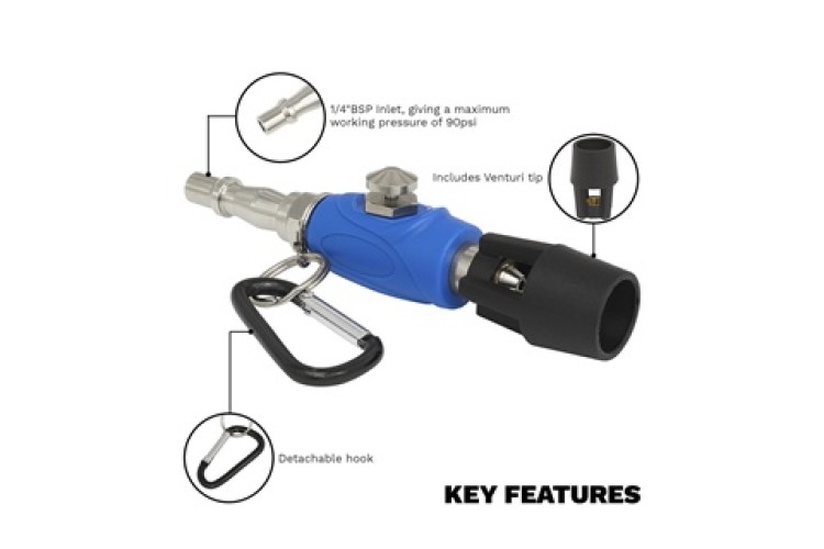 Mini Air Blow Gun with Venturi Tip