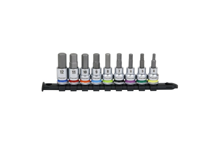 Premier Platinum Hex Socket Bit Set 3/8