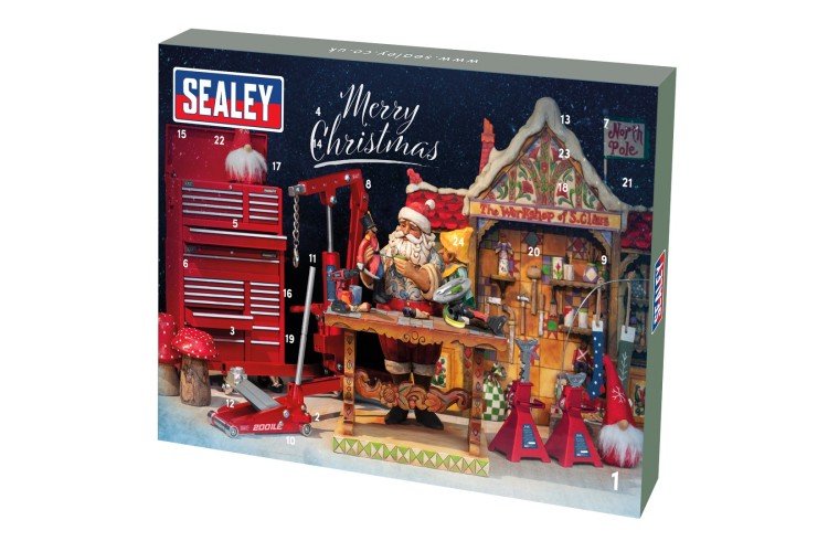 Ratchet, Socket & Bit Set 35pc Advent Calander