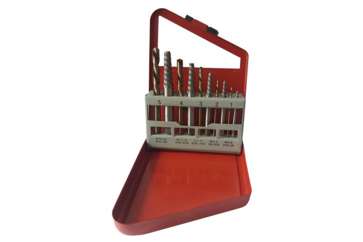 Screw Extractor Set Left Hand Drill