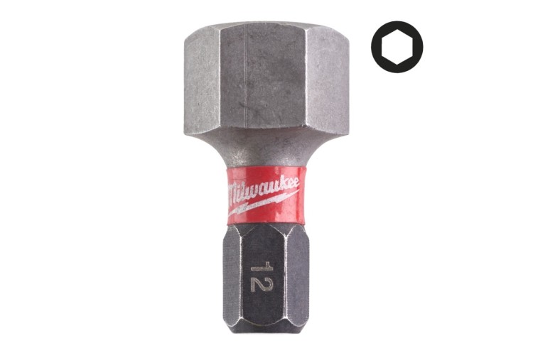 Shockwave Hex 12.0 x 25mm S/Bit