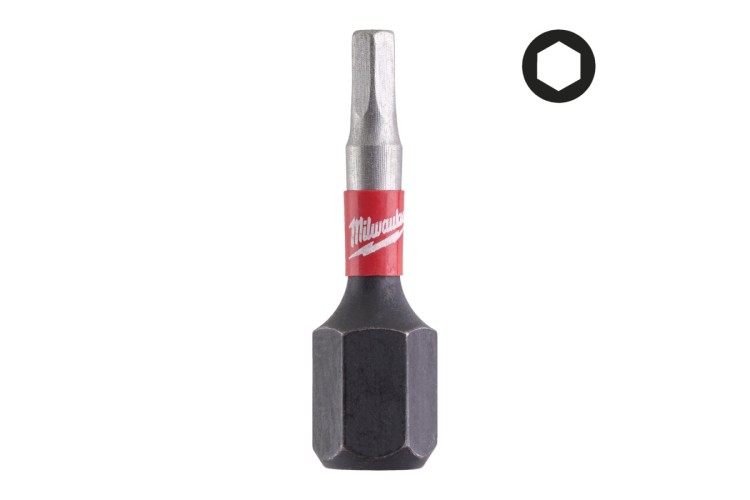Shockwave Hex 2.5 x 25mm S/Bit