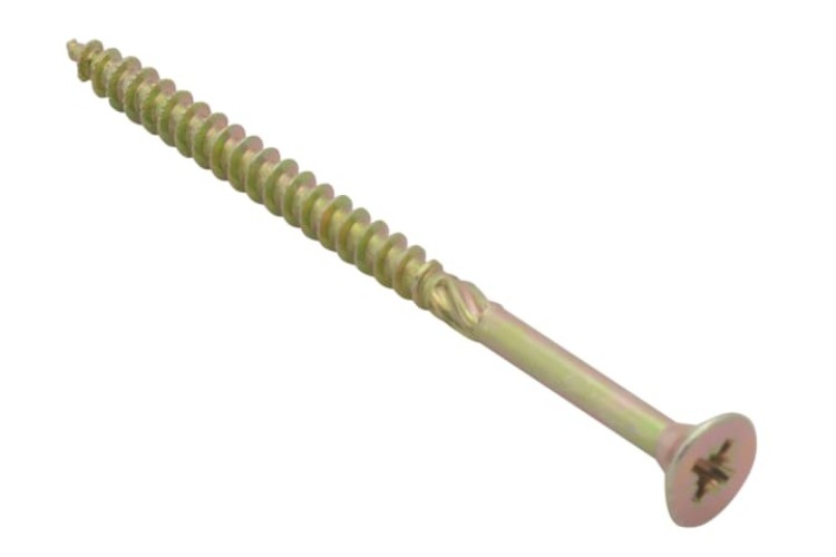 Spectre™ PZ Compatible Wood Screw CSK ZYP 5.0 x 80mm Box 100