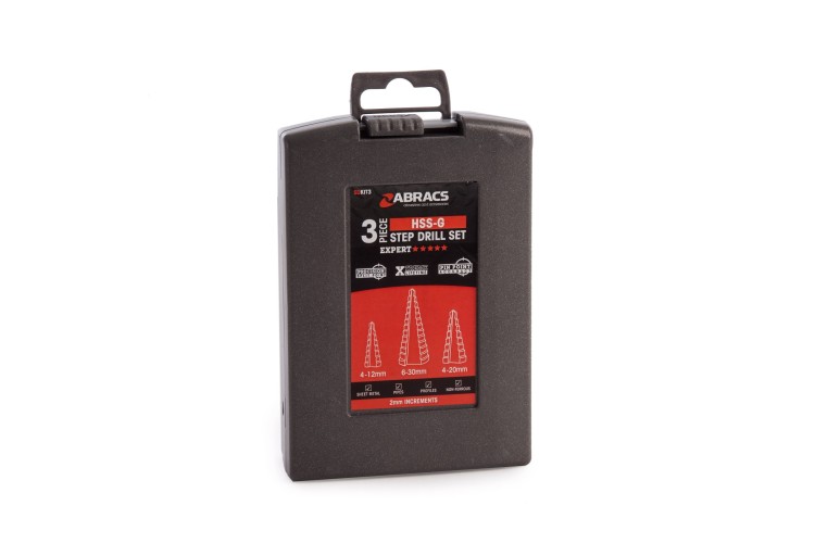Step Drill Kit 3pc