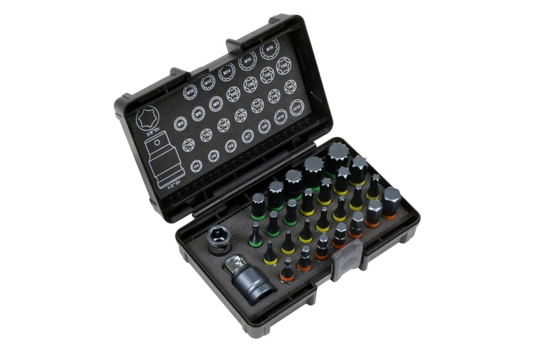 TRX-Star*/Hex/Spline Bit Set Impact 28pc 3/8