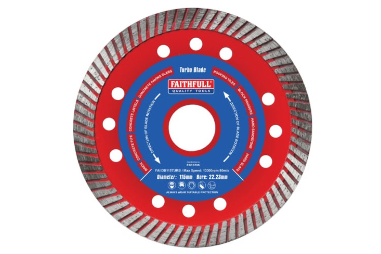 Turbo Cut Diamond Blade 115 x 22mm