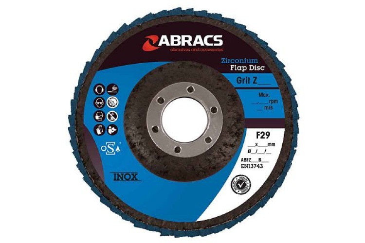 Zircon Flap Disc 115 x 22mm 120 Grit