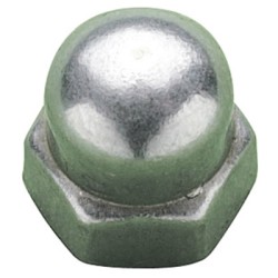 Dome Nut Bright Mild Steel Class 6 Zinc Plated