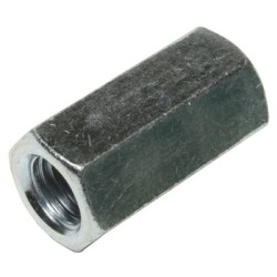 Hex Connecting Nut Class 6 Zinc Plated DIN6334