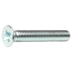 Mild Steel Pozi CSK Machine Screw Zinc Plated DIN965